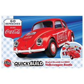 Airfix KLOCKI QUICKBUILD Coca-Cola VW Beetle - COCA COLA