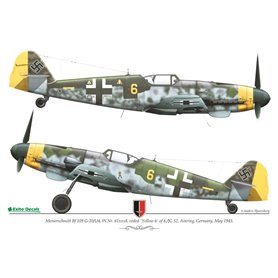 Exito Decals 1:48 Kalkomanie do Messerschmitt Bf-109 G-10/U-4 - THE LAST IN LINE