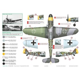 Exito Decals 1:48 Kalkomanie do Messerschmitt Bf-109 G-10/U-4 - THE LAST IN LINE