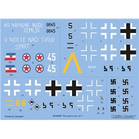 Exito Decals 1:48 Kalkomanie do Messerschmitt Bf-109 G-10/U-4 - THE LAST IN LINE