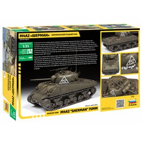Zvezda 3702 1/35  M4A2 Sherman 