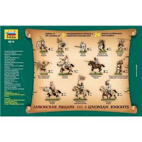 Zvezda 8016 Livonian Knights 1/72