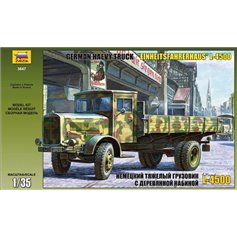 Zvezda 1:35 Einheitsfahrerhaus L-4500S - GERMAN HEAVY TRUCK 