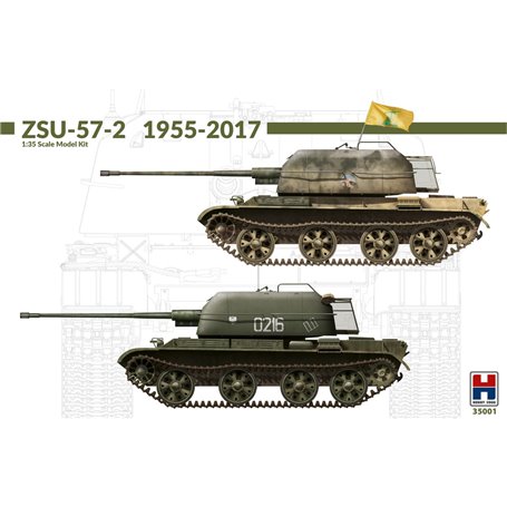 Hobby 2000 35001 ZSU-57-2 1967-2017 w/bonus (11 Painting and Marking )