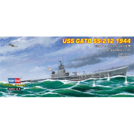 Hobby Boss 87013 1/700 Uss Gato Ss-212 1944