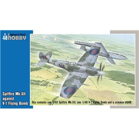 Special Hobby 48192 Spitfire Mk.XII contra V-1 Flying Bomb