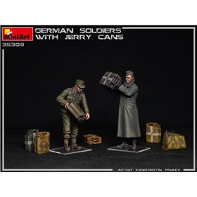 Mini Art 1:35 GERMAN SOLDIERS W/JERRY CAN