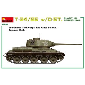 Mini Art 1:35 T-34/85 w/D-5T Plant 112 spring'44