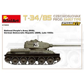 Mini Art 1:35 T-34/85 - CZECHOSLOVAK PRODUCTION - EARLY TYPE - INTERIOR KIT