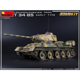 Mini Art 1:35 T-34/85 - CZECHOSLOVAK PRODUCTION - EARLY TYPE - INTERIOR KIT