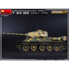 Mini Art 1:35 T-34/85 - CZECHOSLOVAK PRODUCTION - EARLY TYPE - INTERIOR KIT