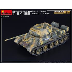 Mini Art 1:35 T-34/85 - CZECHOSLOVAK PRODUCTION - EARLY TYPE - INTERIOR KIT