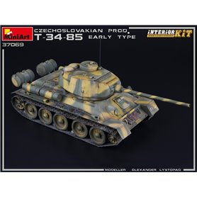 Mini Art 1:35 T-34/85 - CZECHOSLOVAK PRODUCTION - EARLY TYPE - INTERIOR KIT