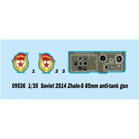 Trumpeter 09536 Soviet 2S14 Zhalo-S 85mm ATG