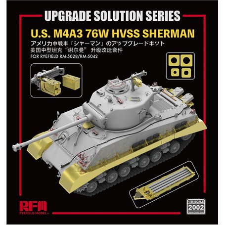 RFM-2002 Upgrade Solution for U.S. M4A3 76W HVSS Sherman for RM-5028/RM-5042