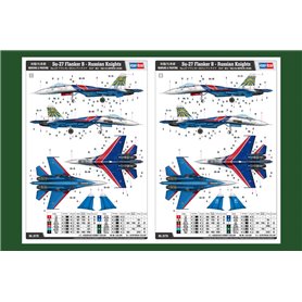 Hobby Boss 1:48 SU-27 Flanker B Russian Knights
