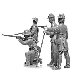 ICM 1:35 AMERICAN CIVIL WAR - CONFEDERATE INFANTRY