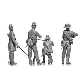 ICM 1:35 AMERICAN CIVIL WAR - CONFEDERATE INFANTRY