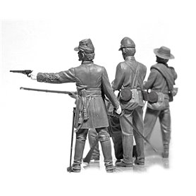 ICM 1:35 AMERICAN CIVIL WAR - CONFEDERATE INFANTRY
