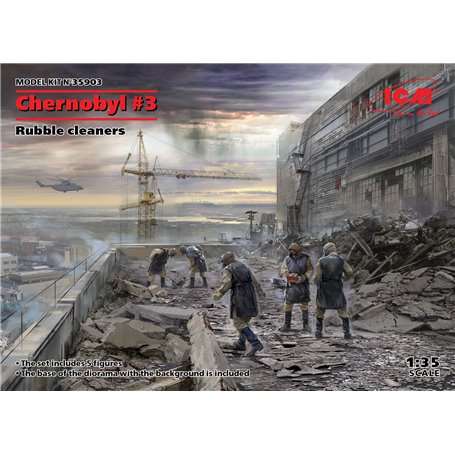 ICM 35903 Chernobyl #3 Rubble Cleaners