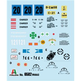 Italeri 6582 1/35 M60 A3 Medium Battle Tank