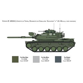 Italeri 6582 1/35 M60 A3 Medium Battle Tank