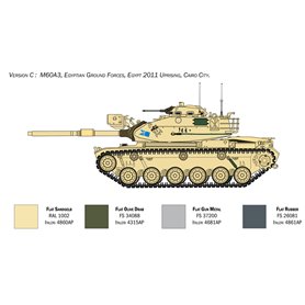 Italeri 6582 1/35 M60 A3 Medium Battle Tank
