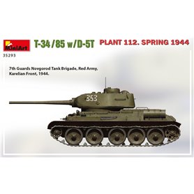 Mini Art 135 T-34-85 w/D-5T .Plant 112. Spring'44