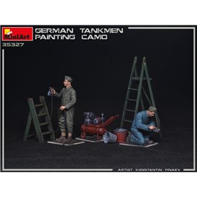 Mini Art 35327 German Tankmen Painting Camo