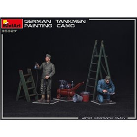 Mini Art 35327 German Tankmen Painting Camo
