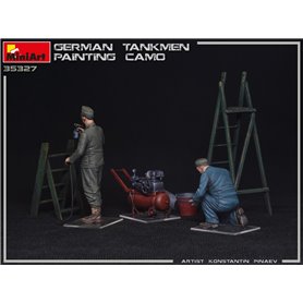 Mini Art 35327 German Tankmen Painting Camo