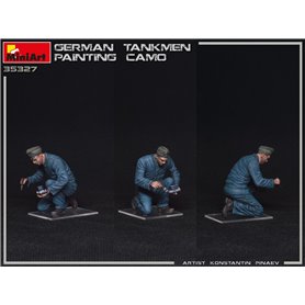 Mini Art 35327 German Tankmen Painting Camo