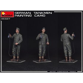 Mini Art 35327 German Tankmen Painting Camo