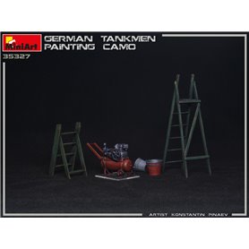 Mini Art 35327 German Tankmen Painting Camo