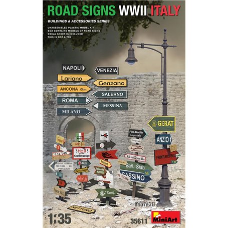 Mini Art 35611 Road Signs WWII Italy