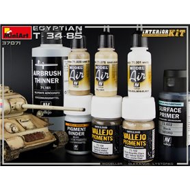 Mini Art 37071 Egyptian T-34-85 Interior