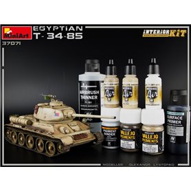 Mini Art 37071 Egyptian T-34-85 Interior