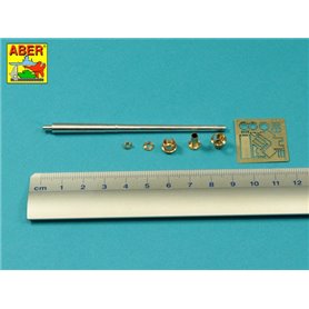 ABER 1:35 Metalowa lufa 75mm do PaK.40 - LATE MODEL