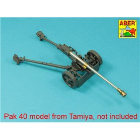 ABER 1:35 Metalowa lufa 75mm do PaK.40 - LATE MODEL