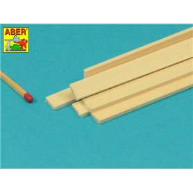 Aber WL 2x8 Listwy drewniane z lipy 2 x 8 x 245mmx 8 szt