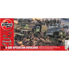 Airfix 1:76 D-DAY 75TH ANNIVERSARY - OPERATION OVERLORD - z farbami