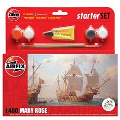 Airfix 1:72 Mary Rose - STARTER SET - z farbami