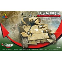 Mirage 1:72 M5A1 - późna wersja - US LIGHT TANK