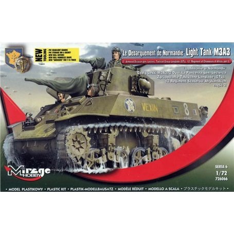 Mirage 726066 Light Tank M3A3 Normandia  seria 6