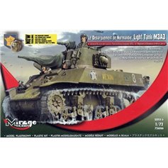 Mirage 1:72 M3A3 - LIGHT TANK - LE DEBARQUEMENT DE NORMANDIE 