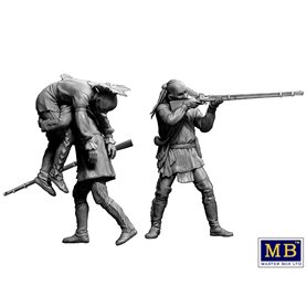 Mb 35210 Wounded brother.Indian wars series
