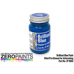 Zero Paints 1002 BRILLIANT BLUE PAINT (SIMILAR TO TS-544) - 60ml