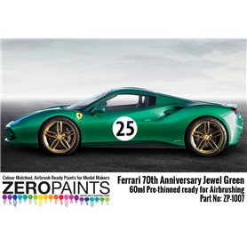 Zero Paints 1007-J Jewel Green Ferrari 70th 60ml