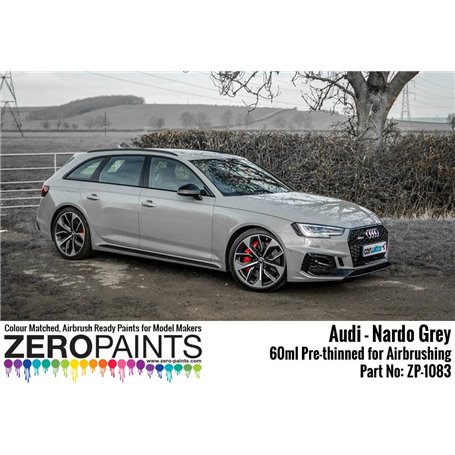 Zero Paints 1083-Audi RS -NARDO Grey Paint 60ml