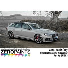 Zero Paints 1083 AUDI RS - NARDO GREY PAINT - 60ml